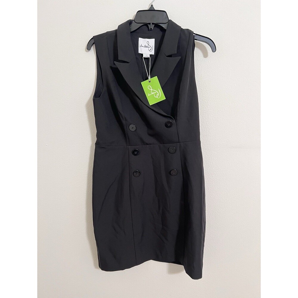 Sam Edelman Double-breasted Blazer Dress In Black Women’s Size 6 NWT